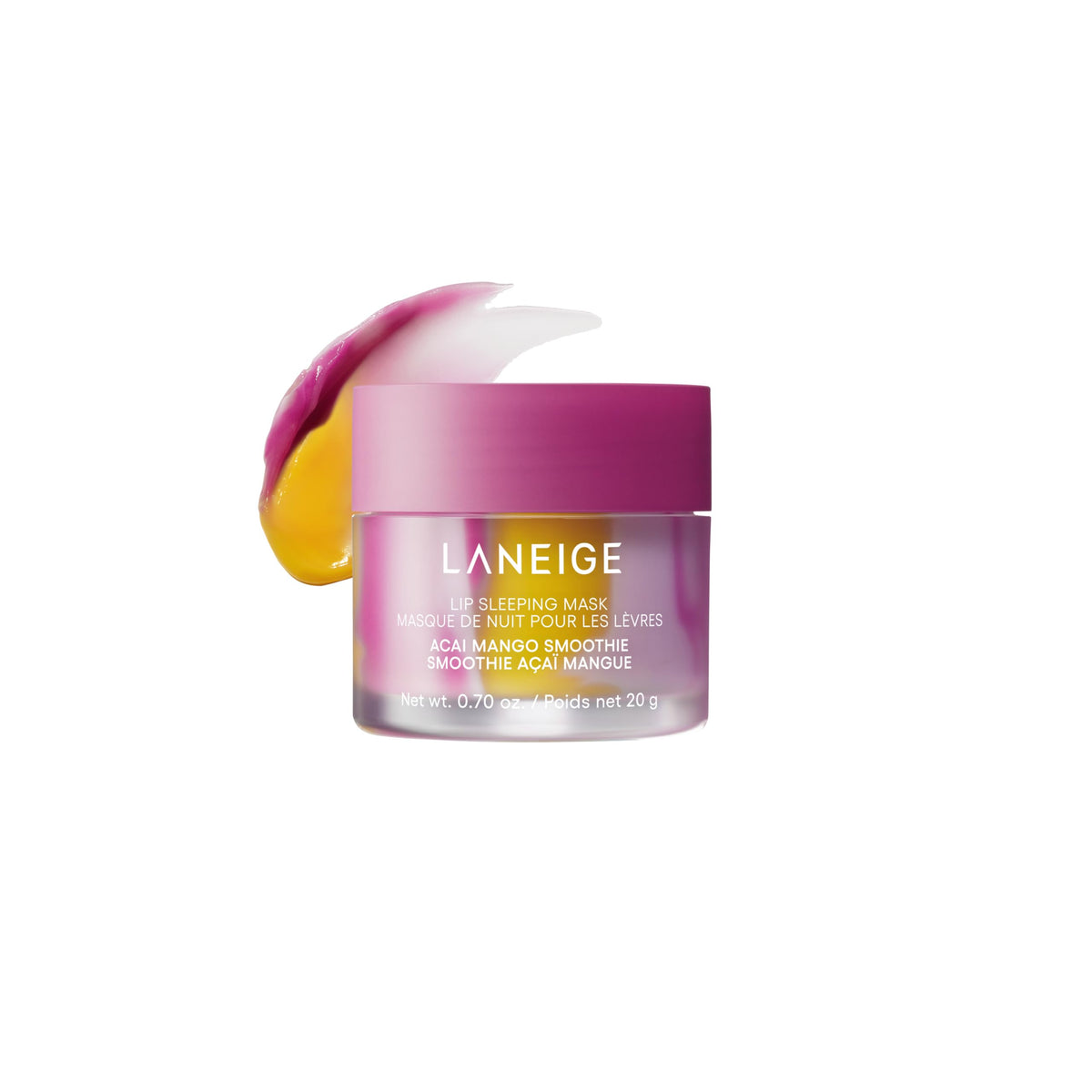 LANEIGE Lip Sleeping Mask: Nourish, Hydrate, Vitamin C, Murumuru & Shea Butter, Antioxidants, Flaky, Dry Lips