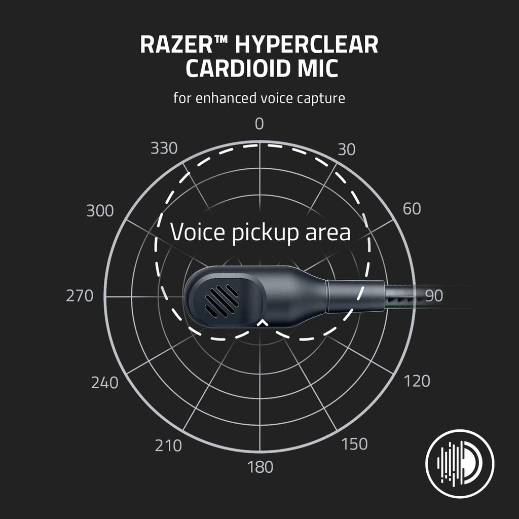 Razer BlackShark V2 X Wired PlayStation Gaming Headset, Black