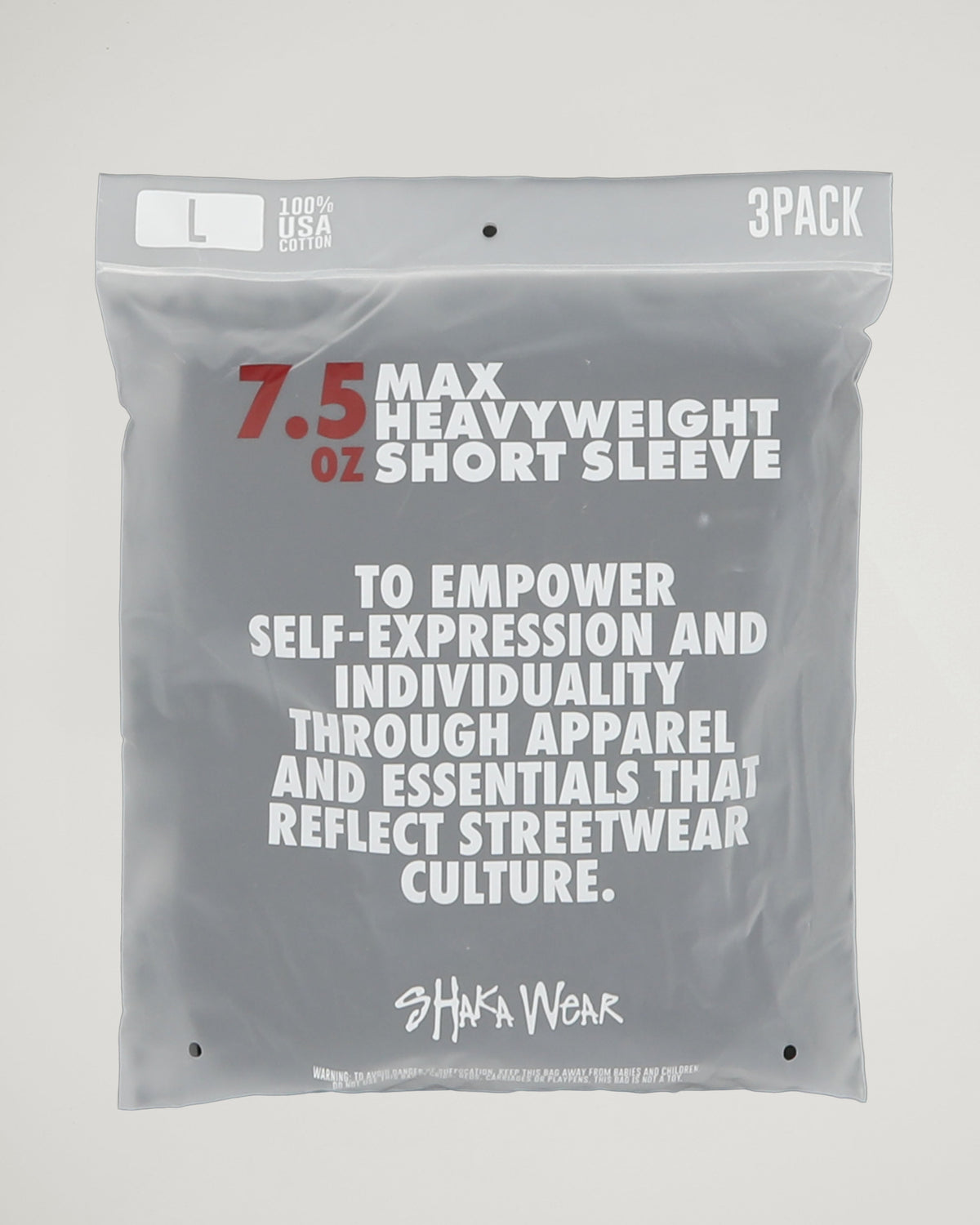 7.5oz Max Heavyweight Short Sleeve - 3-Pack