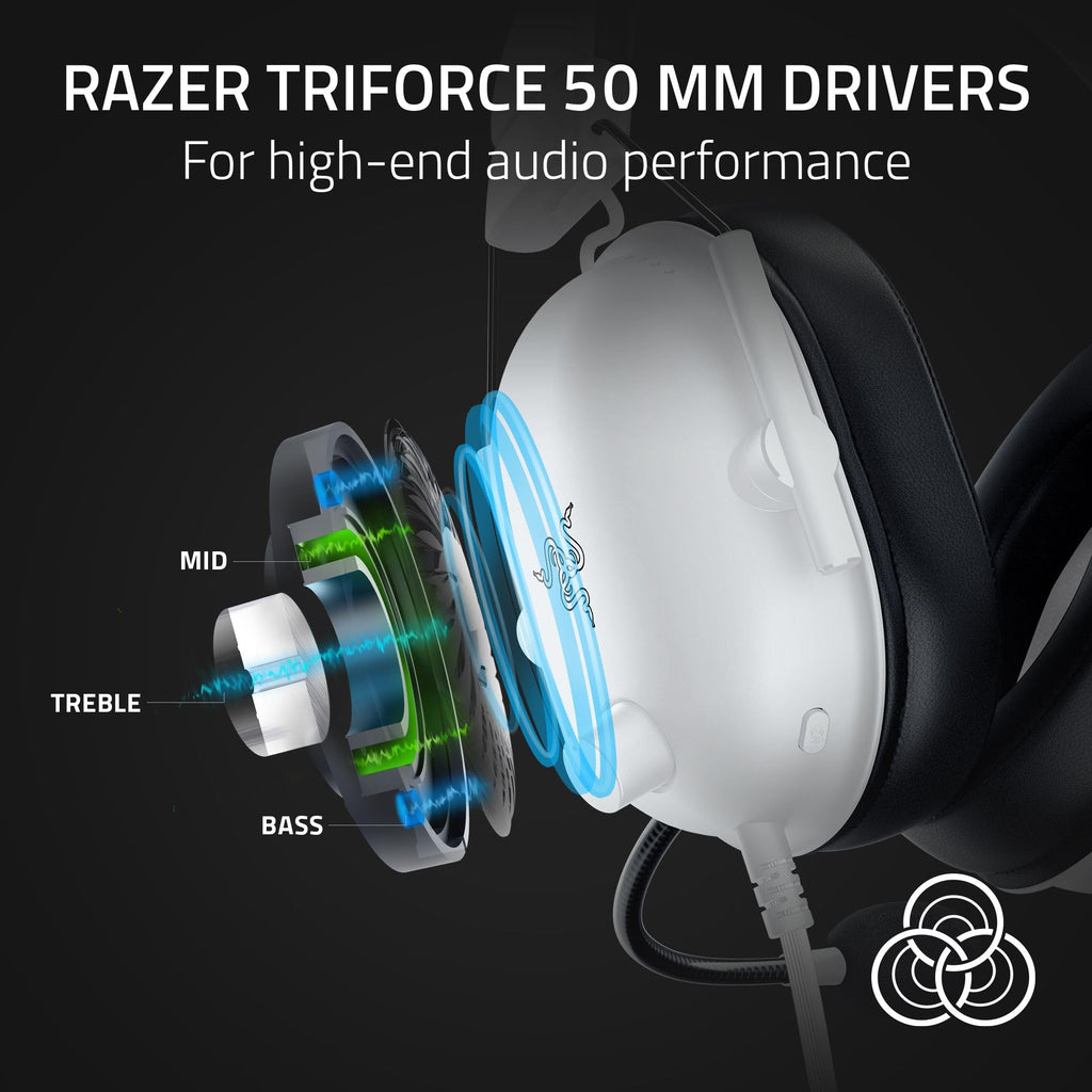 Razer BlackShark V2 X Wired PlayStation Gaming Headset, Black