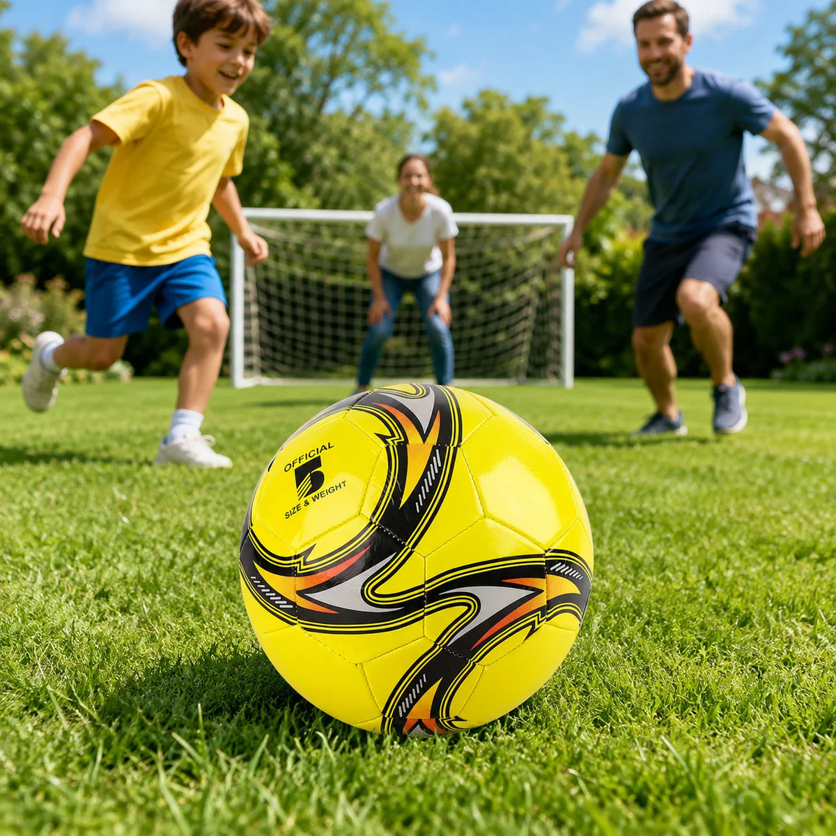 1PC Soccer Ball Size 3 4 5 Football for Outdoor Training Practice Team Sports Backyard Games