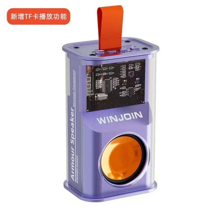 Caixa de som bluetooth RGB portátil Gas Station