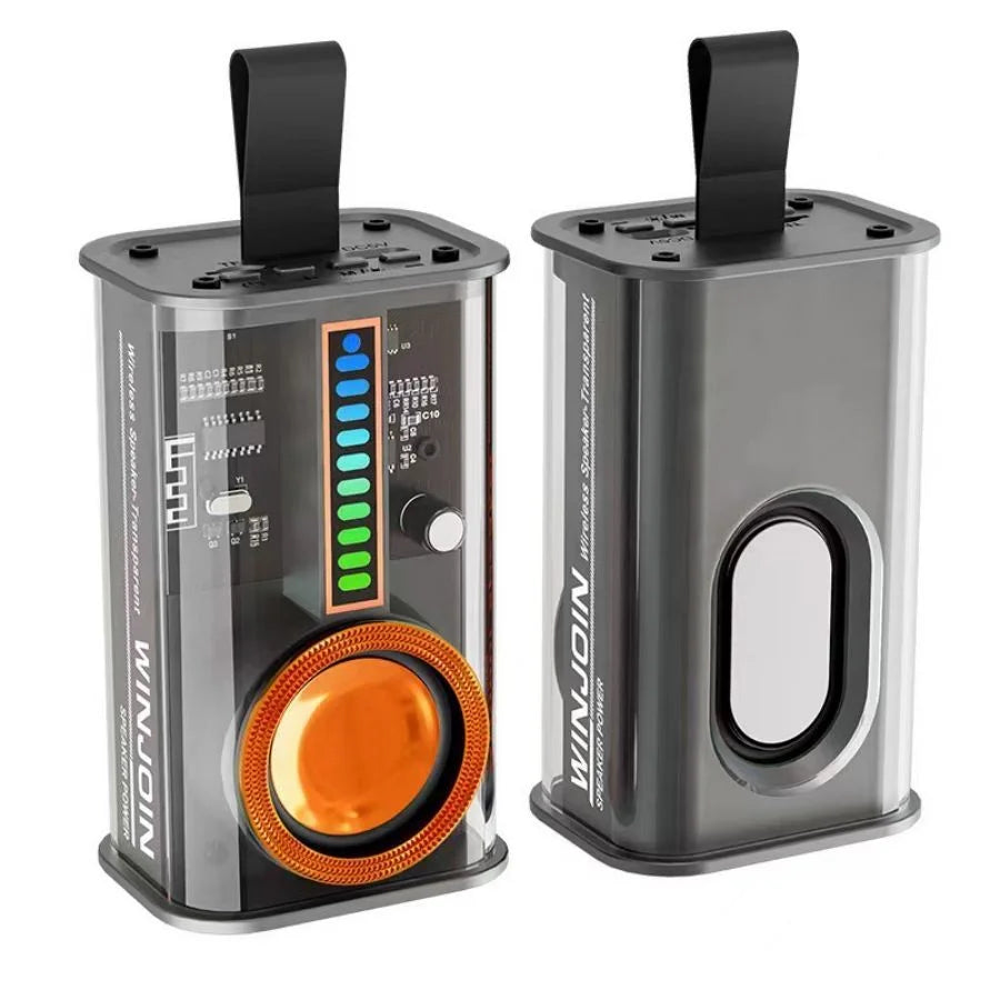 Caixa de som bluetooth RGB portátil Gas Station