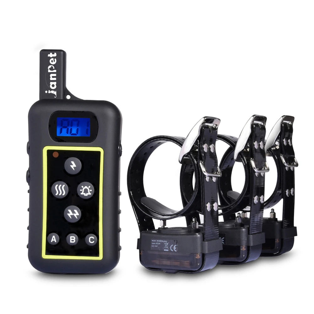 JanPet Shock Collars for Dog Hunting Training Remote Control 2000M Waterproof Electronic Dog Training Collar for All Size Dogs