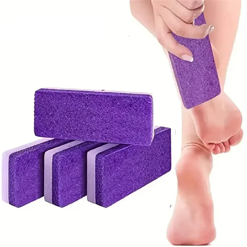 2/5PCS Pumice Stone Foot File - Callus And Dead Skin Remover Heel Scrubber for Smooth Feet Pedicure Exfoliator Tool