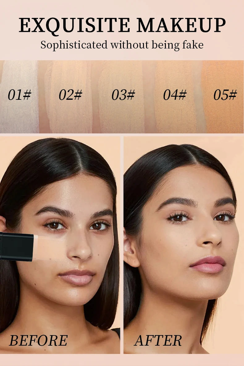 O'cheal Two In One Concealer Foundation Stick Facial Matte Waterproof Bronzer Contouring Face Coverage Moisturizing Makeup Cream