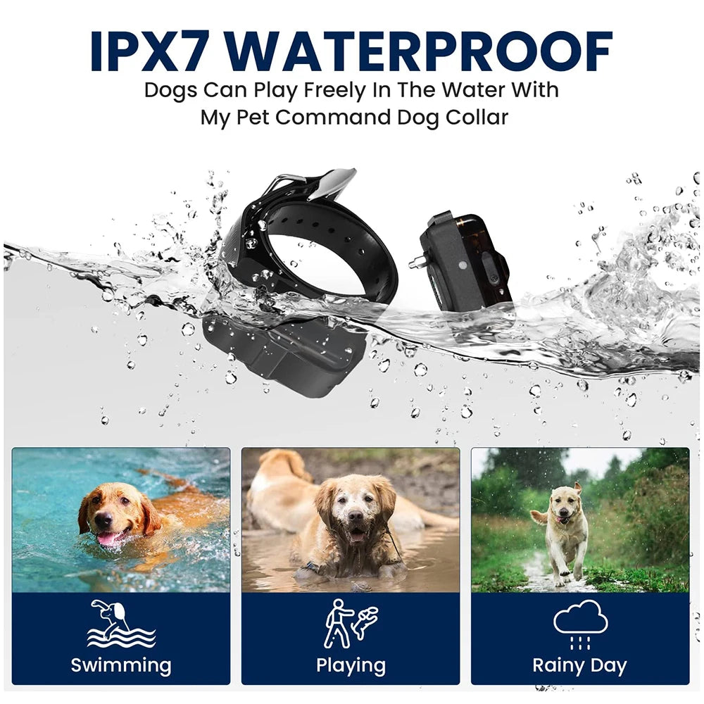 JanPet Shock Collars for Dog Hunting Training Remote Control 2000M Waterproof Electronic Dog Training Collar for All Size Dogs