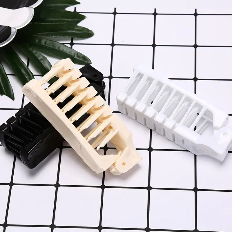 1Pc Folding Comb Hair Brush DIY Salon Hairdressing Anti-static Plastic Comb Women Hair Brush 3 Colors