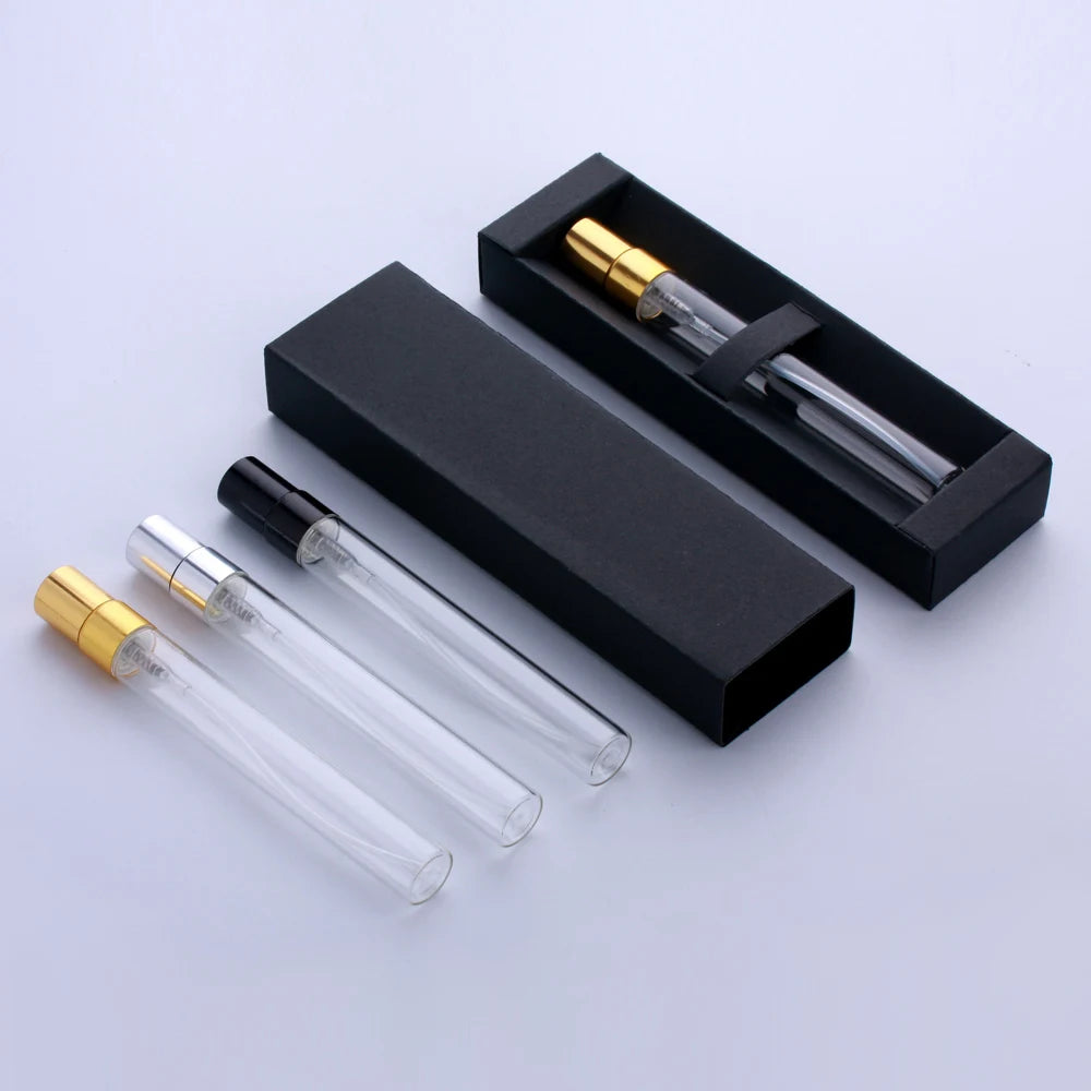 50 PCS/Lot 10ml The New Perfume Bottle Packaging Boxes In Bulk Wholesale Black/White Box