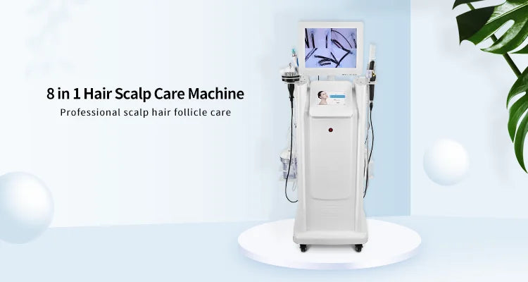 Hair Growth Hair Loss Solution Electric Comb Scalp Analysis Machine Massaging Function High Frequency Vibration Technology