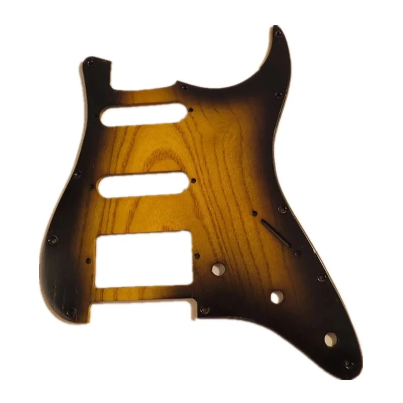 Electric SSH Guitar Pickguard Solid Wood, SSS Guitar Plate Scratch Pick Guard, Guitar Accessories