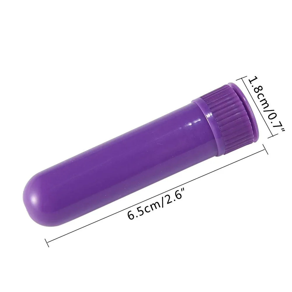 10+2 Sets Colorful Aroma Nasal Inhaler,Essential Oil Aromatherapy Inhalers with high quantity Cotton Wicks