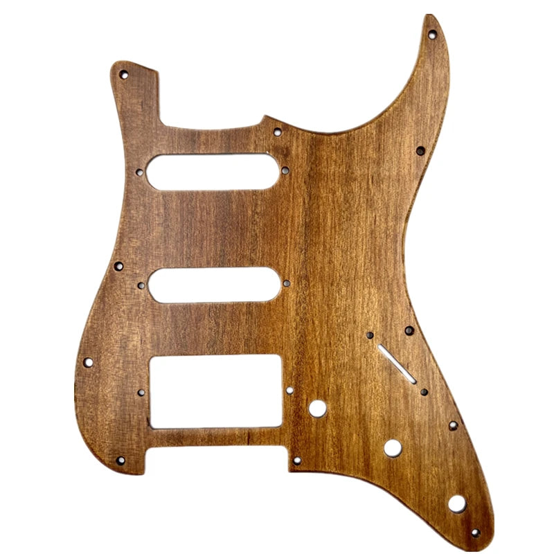Electric SSH Guitar Pickguard Solid Wood, SSS Guitar Plate Scratch Pick Guard, Guitar Accessories