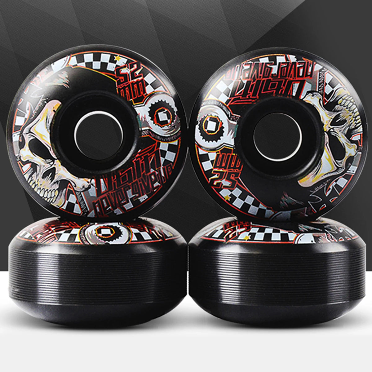 4Pcs 51D Skateboard Wheels 52x30mm Non-slip Skate Board Cruiser Roller Parts