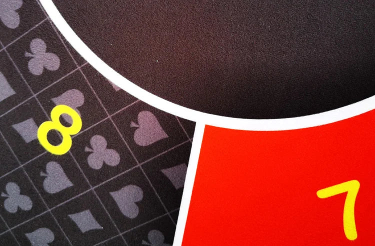1.2*0.6m Hold'Em Texas Poker Mat Black Jack Baccarat Dice Durable Rubber Home Gaming Desk Pad