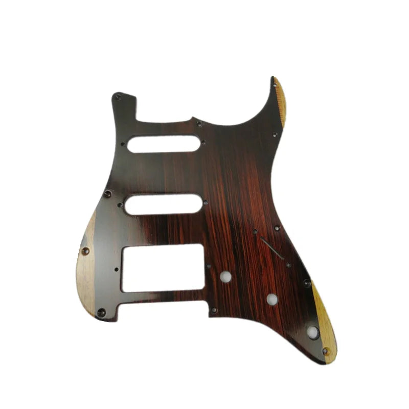 Electric SSH Guitar Pickguard Solid Wood, SSS Guitar Plate Scratch Pick Guard, Guitar Accessories