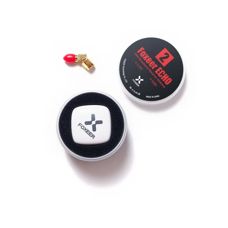 Foxeer Echo 2 Patch Antenna 9dBi 5.8GHz RHCP LHCP SMA Mini FPV Antenna for Racing Drone