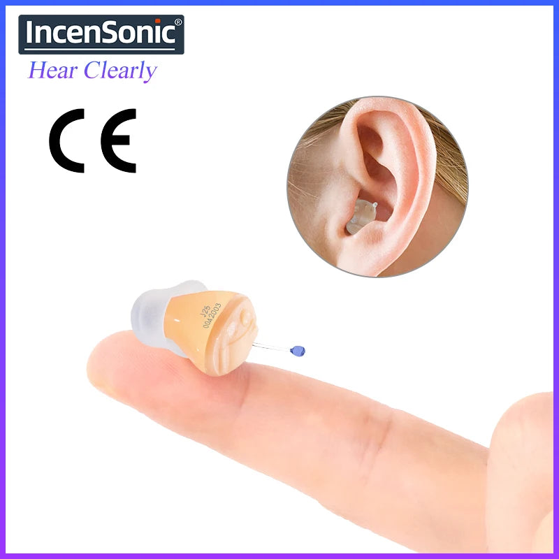 Hearing Aid Audifonos Ear Sound Amplifier J25 Super MINI Hearing Aids for Elderly/Deaf Hearing Amplifier