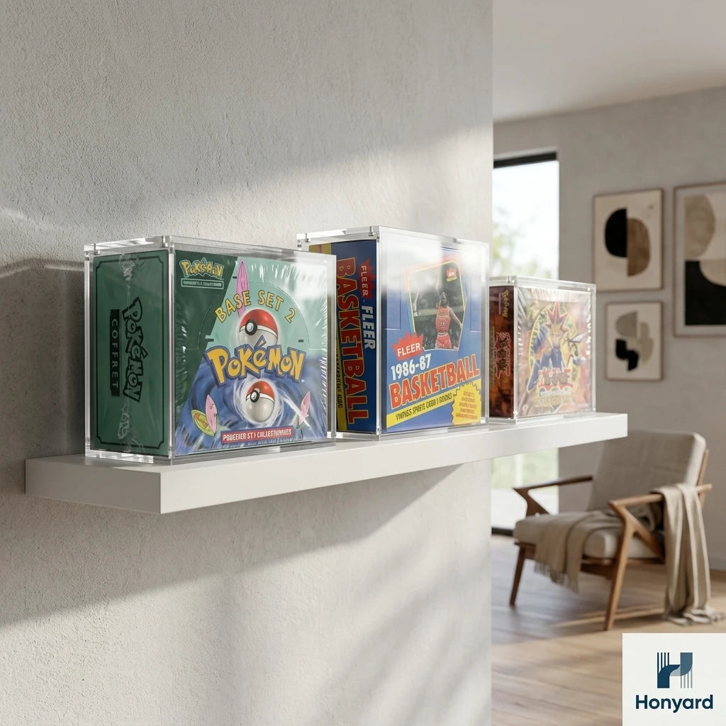 TCG Custom Modern Eco-Friendly Acrylic Case for Pokmon Card Storage Display Elite Trainer Box Center ETB