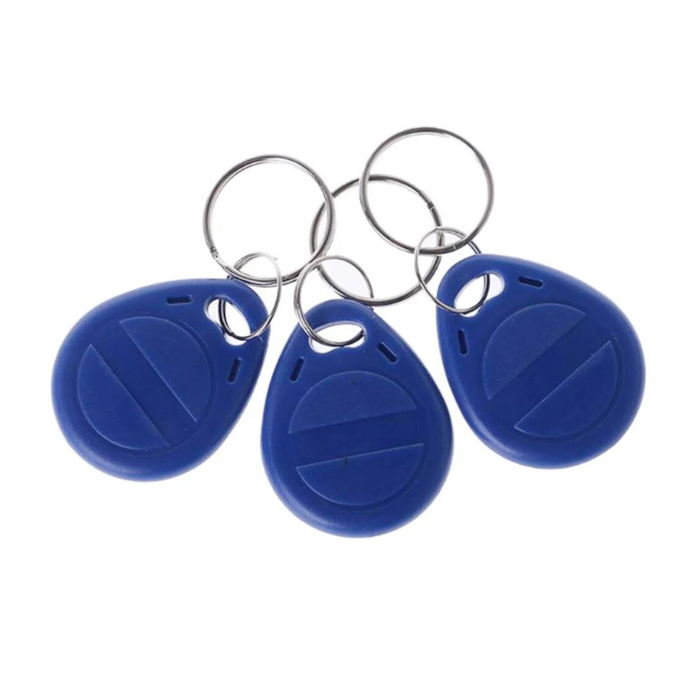 100pcs Waterproof EM4305 T5577 Copy Rewritable Writable Rewrite Duplicate RFID Tag Proximity ID Token Key Keyfobs Ring Clone Car