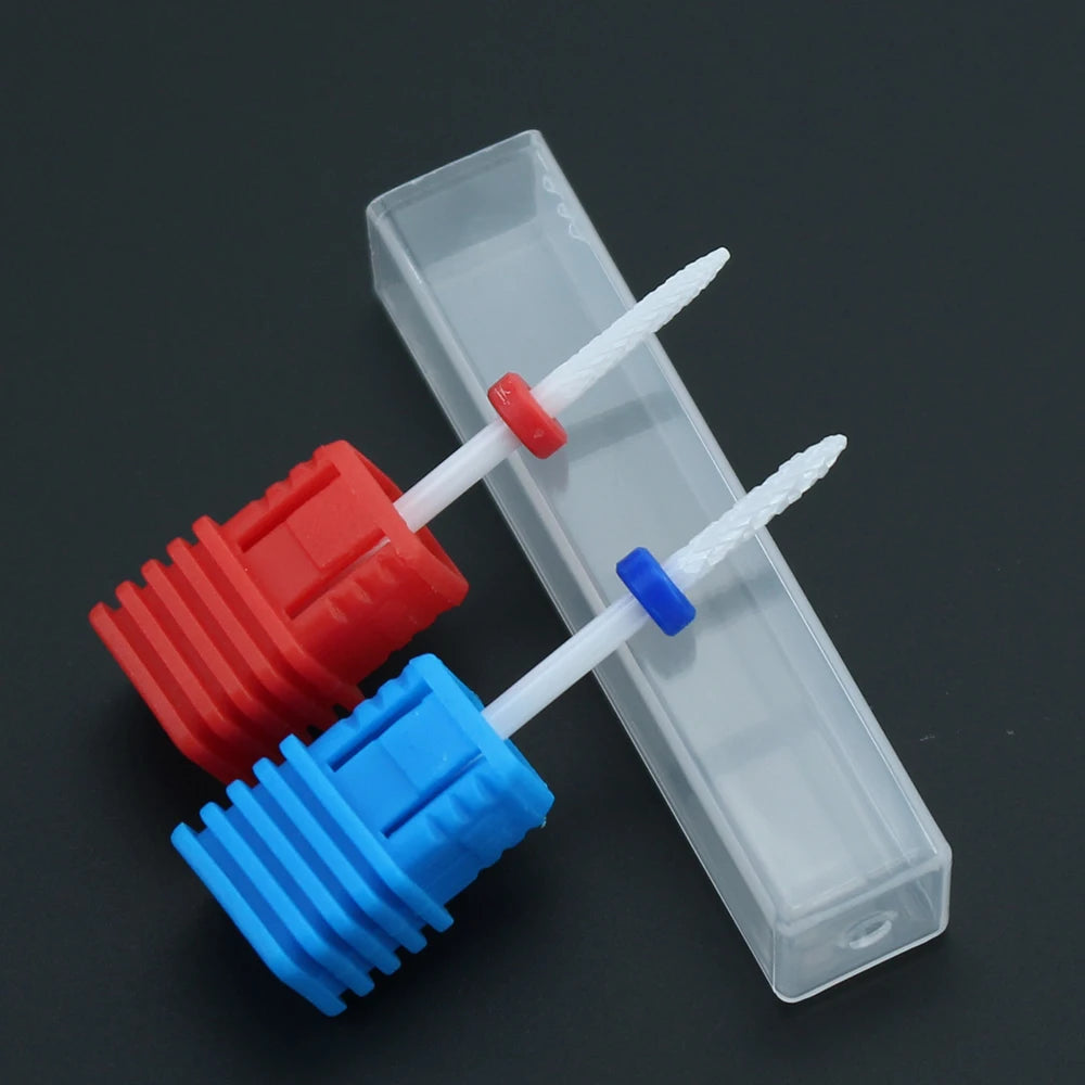 Ceramic Nail Drill Bit Electric Milling Cutter for Manicure Pedicure Nail Drill Machine Accessoires Nail Art Tool Polish Remove