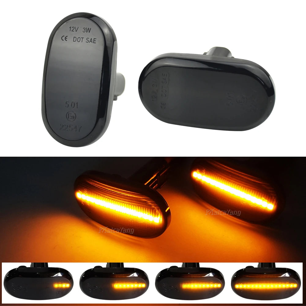 1PAIR Led Dynamic Side Marker Turn Signal Repeater Light Blinker For SUZUKI JIMNY JB64W JB74 JB23 2018~ ジムニー/JB64ｗ/JB74/JB23