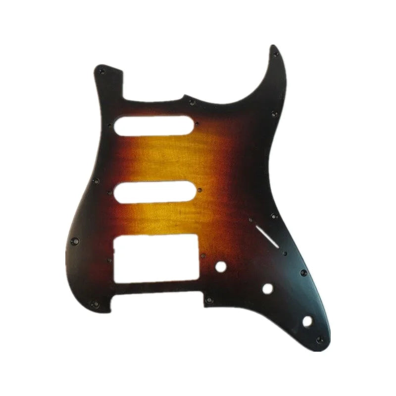 Electric SSH Guitar Pickguard Solid Wood, SSS Guitar Plate Scratch Pick Guard, Guitar Accessories