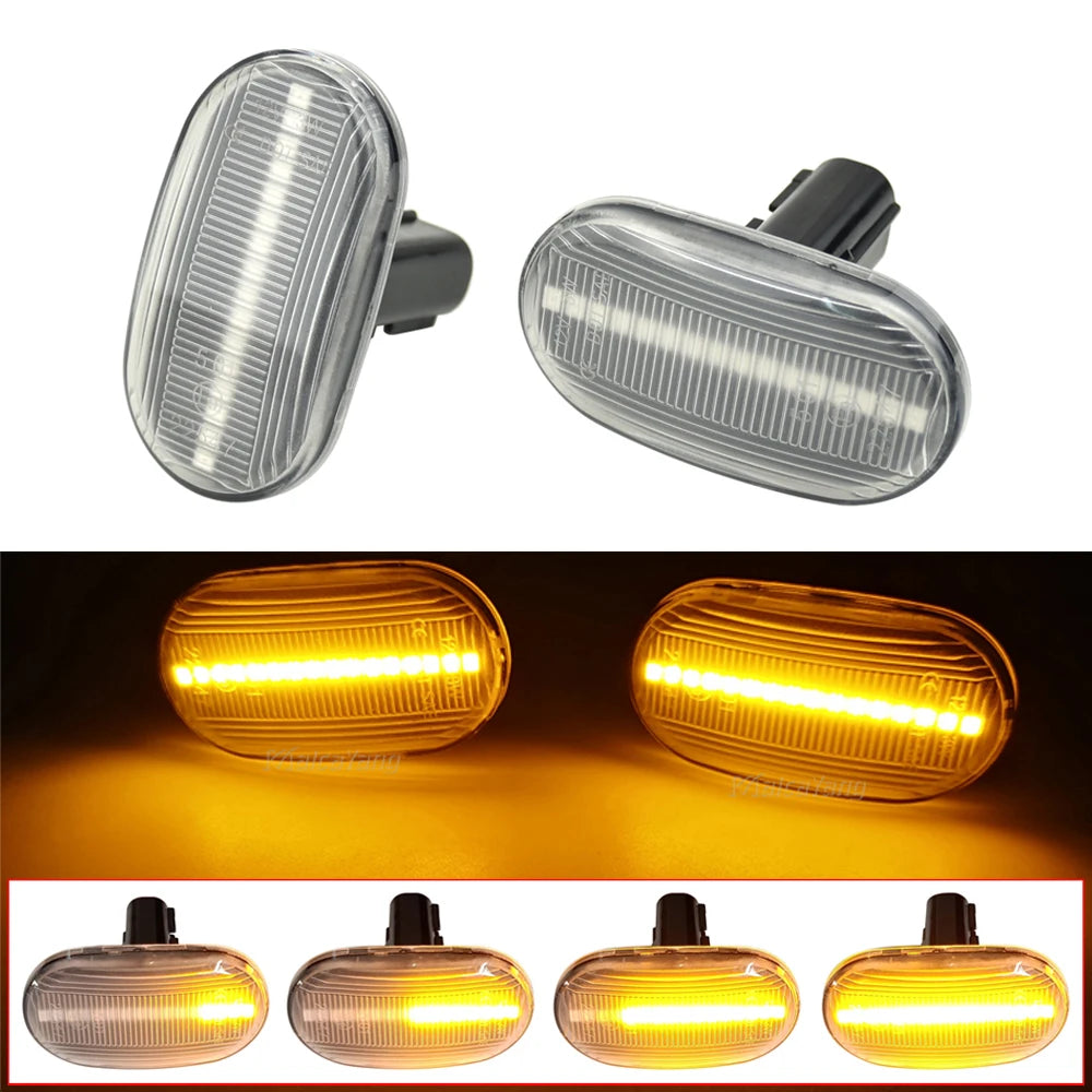 1PAIR Led Dynamic Side Marker Turn Signal Repeater Light Blinker For SUZUKI JIMNY JB64W JB74 JB23 2018~ ジムニー/JB64ｗ/JB74/JB23