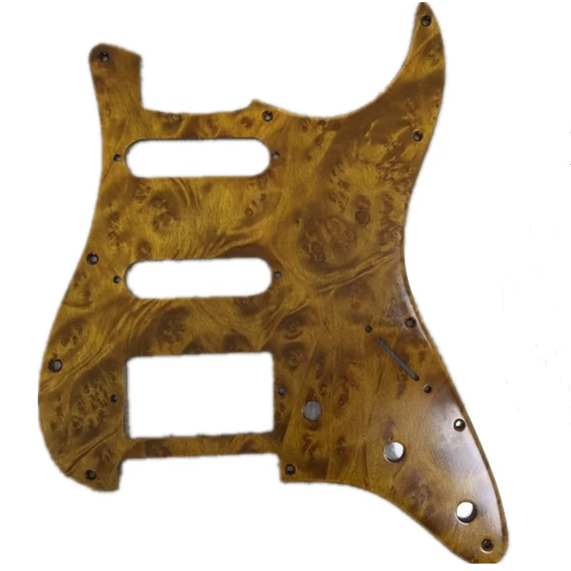 Electric SSH Guitar Pickguard Solid Wood, SSS Guitar Plate Scratch Pick Guard, Guitar Accessories
