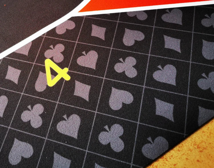 1.2*0.6m Hold'Em Texas Poker Mat Black Jack Baccarat Dice Durable Rubber Home Gaming Desk Pad