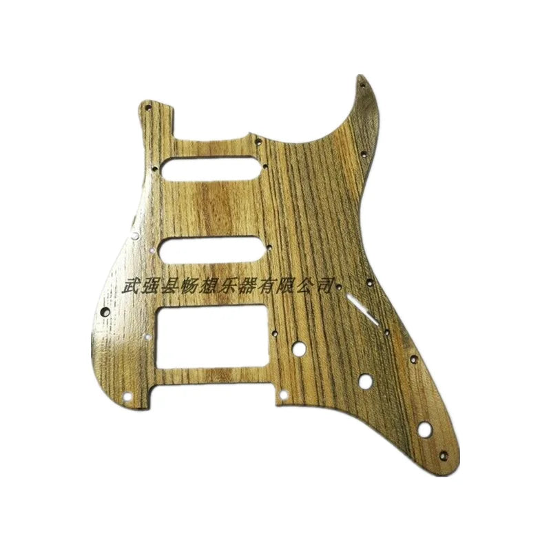 Electric SSH Guitar Pickguard Solid Wood, SSS Guitar Plate Scratch Pick Guard, Guitar Accessories