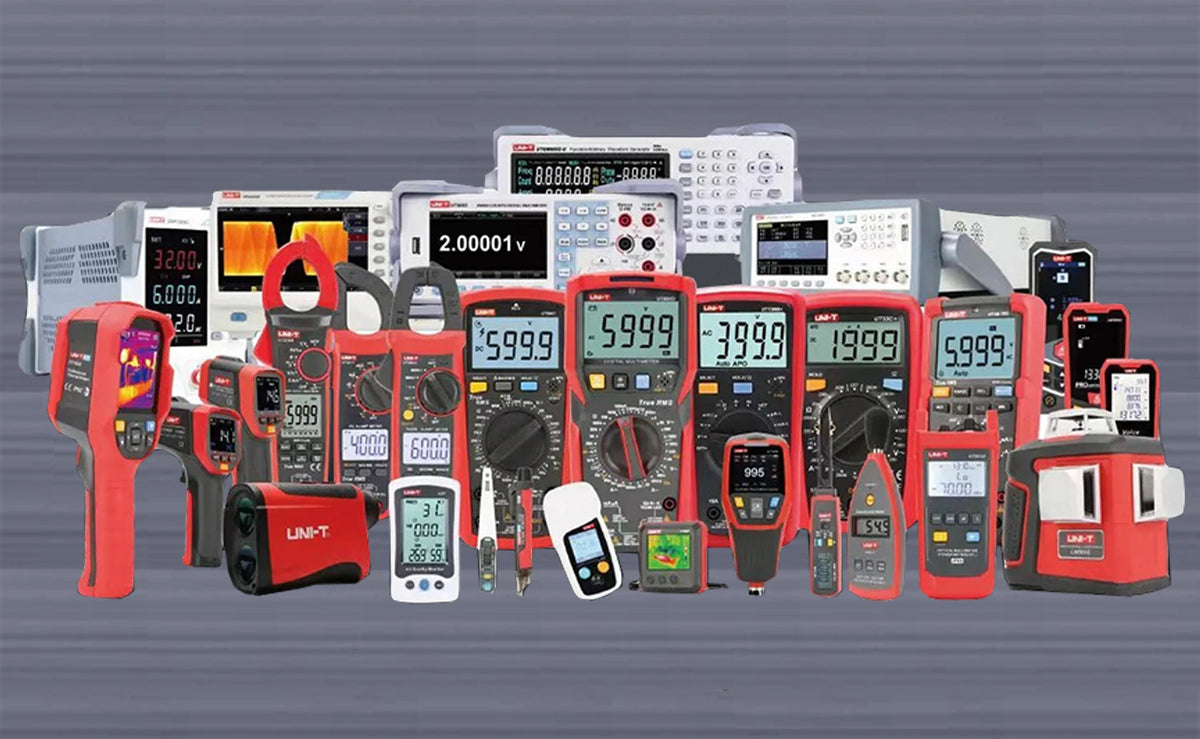 UNI-T UT210D Digital Clamp Meter Multimeter Handheld RMS AC/DC Resistanc With Temperature,Send Two Test Lines.