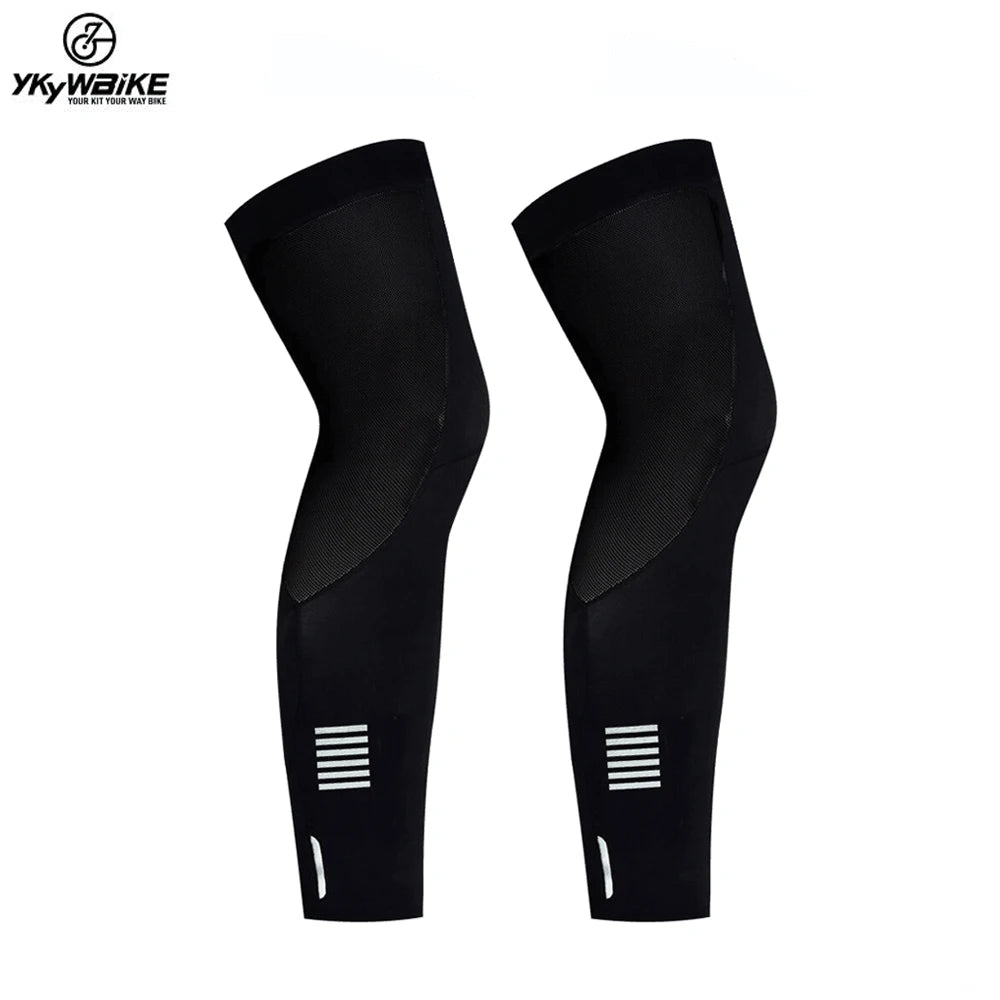 YKYWBIKE  Cycling Leg Warmers Unisex Calf Compression Sleeves Outdoor Sports Running Basketball Football Leg Sleeves UV Protecti
