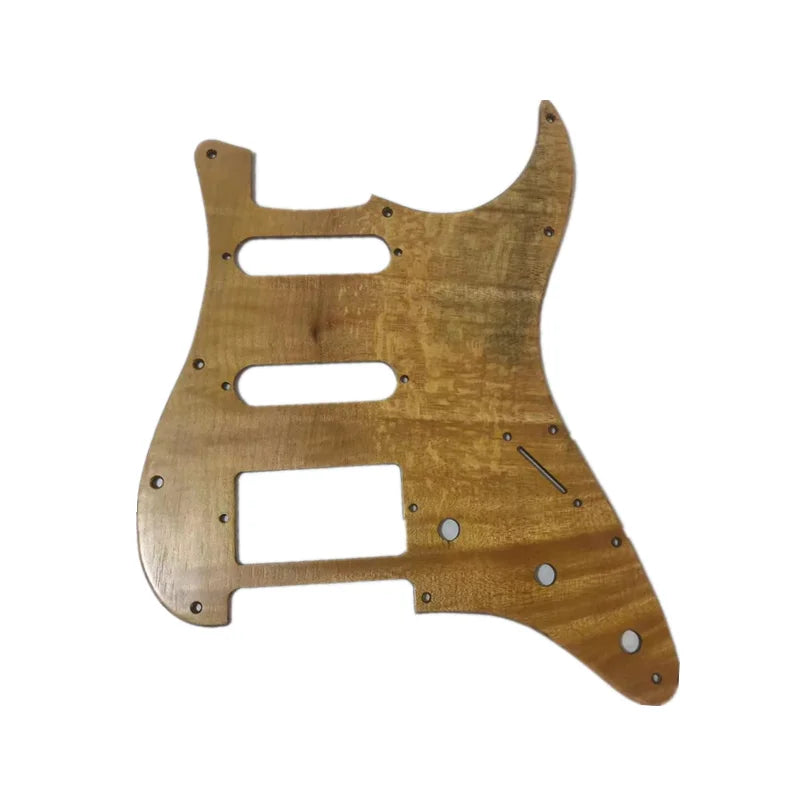 Electric SSH Guitar Pickguard Solid Wood, SSS Guitar Plate Scratch Pick Guard, Guitar Accessories