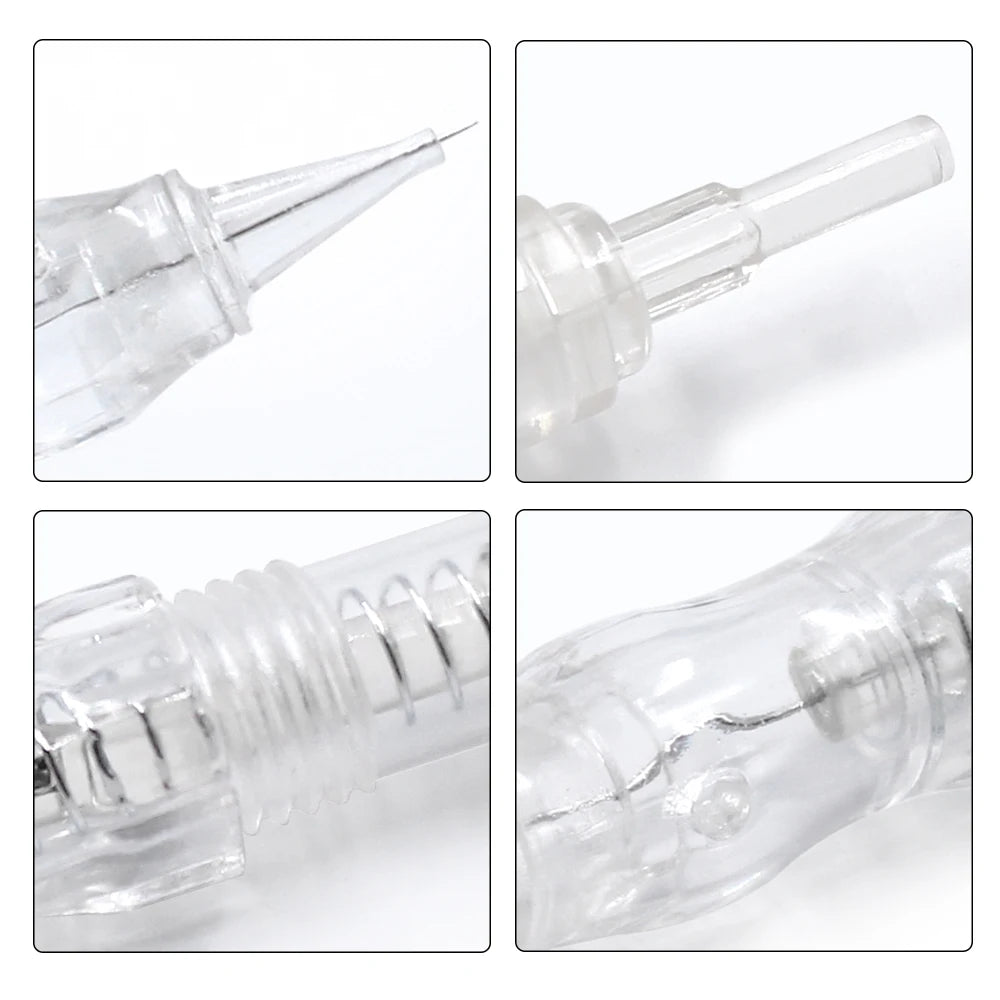 100pcs BMX Permanent Makeup Cartridges Biomaser Tattoo Needles For Eyebrow Lip Hair Stroke Makeup Pen Tattoo Machine Tools
