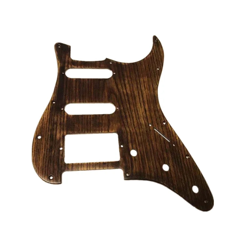 Electric SSH Guitar Pickguard Solid Wood, SSS Guitar Plate Scratch Pick Guard, Guitar Accessories