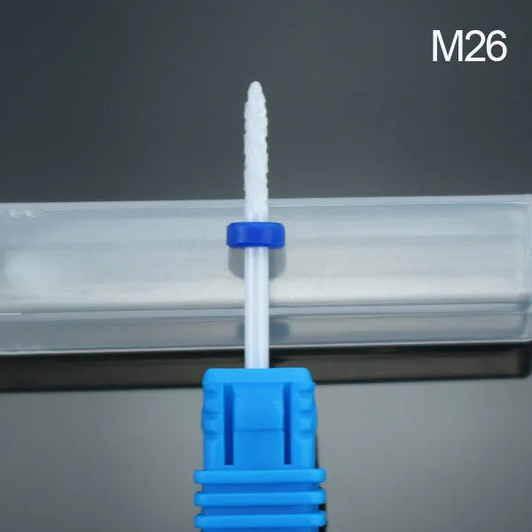 Ceramic Nail Drill Bit Electric Milling Cutter for Manicure Pedicure Nail Drill Machine Accessoires Nail Art Tool Polish Remove