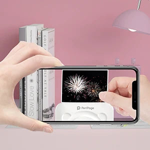 PeriPage A6 Mini Portable Thermal Printer Photo Pocket Label Sticker Printer Color Paper Roll 58mm Wireless Picture Print Maker