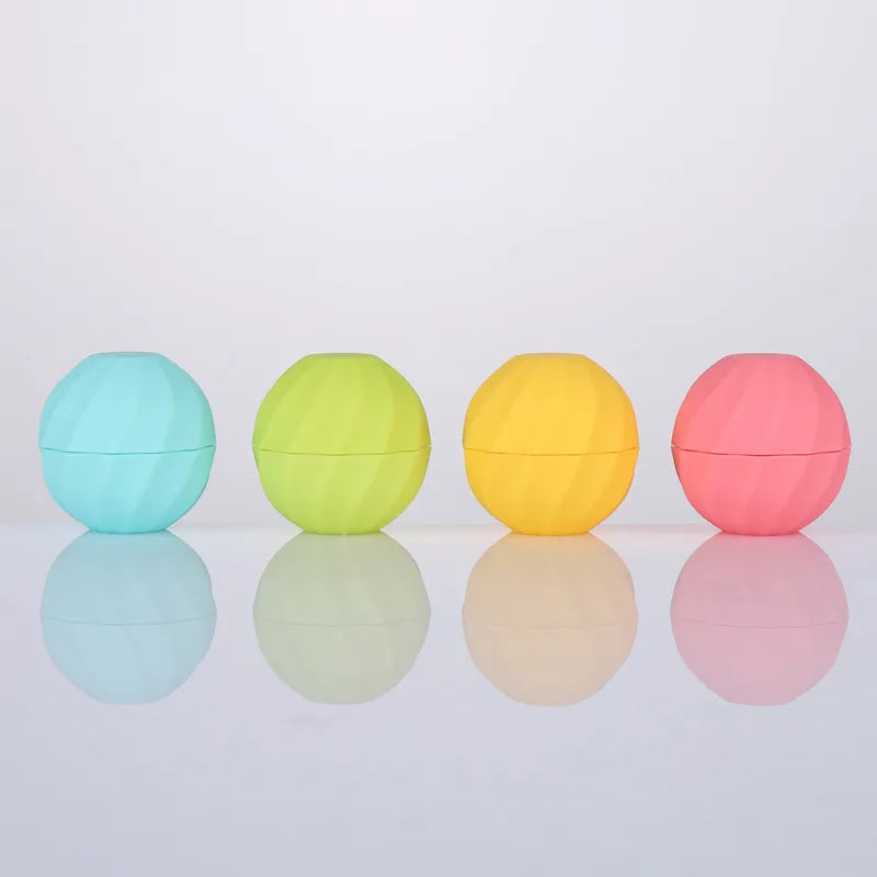 10/30/50/100pcs 7ml Empty Cosmetic Ball Containers Lip Balm Sphere Containers Chapstick Tubes Eye Gloss Cream Case