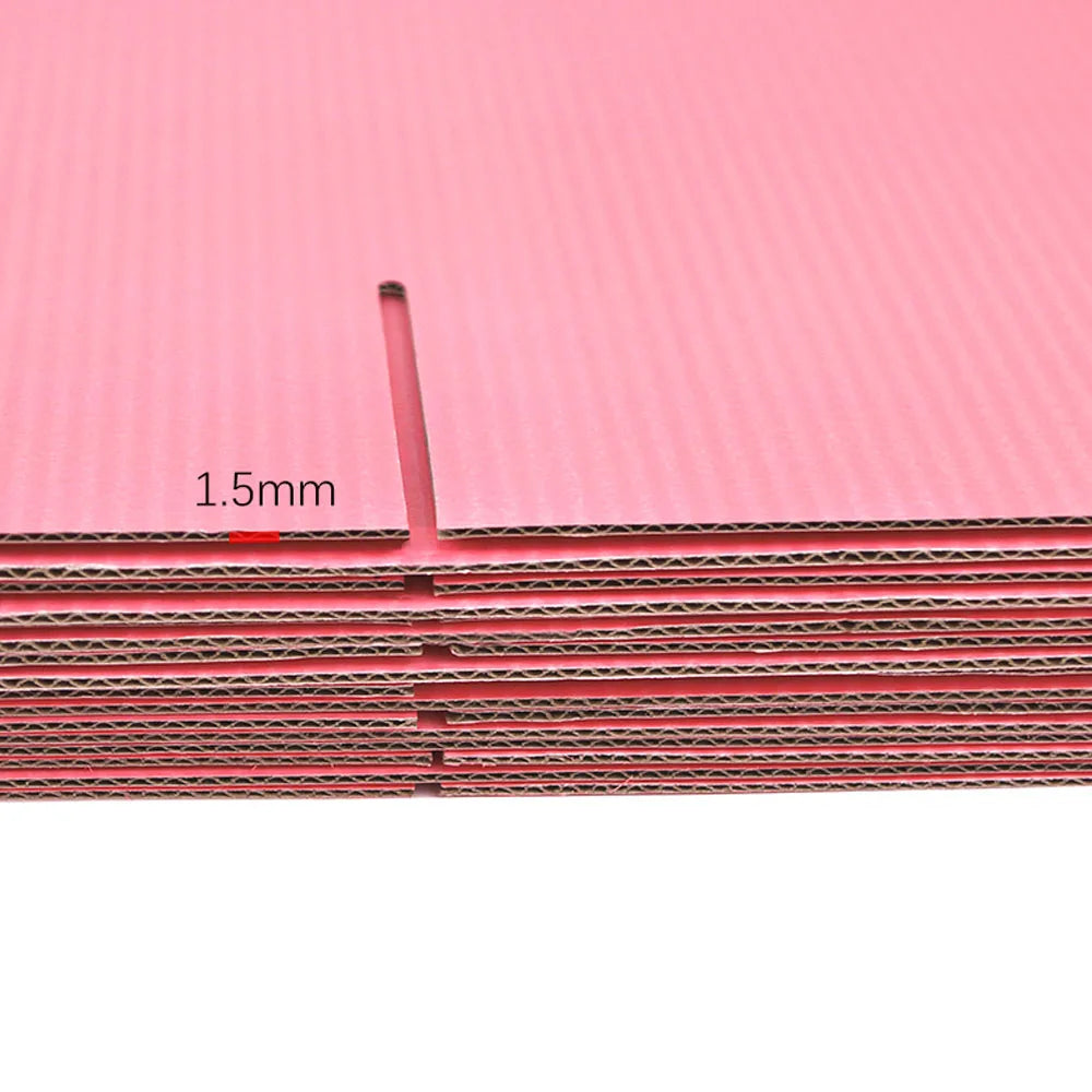 5pcs/10pcs/pink gift box three-layer corrugated packaging transportation storage carton
