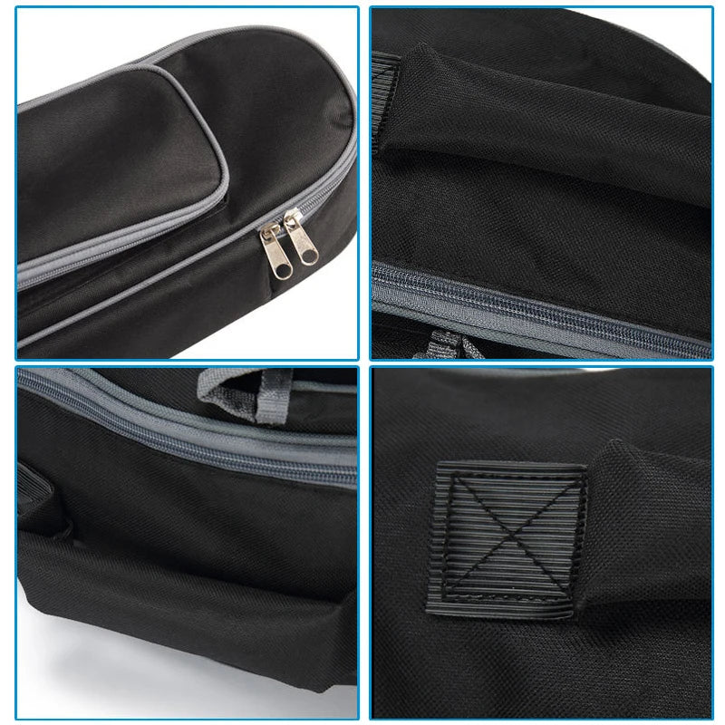40/41 Inch Guitar Bass Bag Padded Electric Guitar Gig Bag Case 5mm Padding Double Adjustable Shoulder Strap Waterproof Backpack