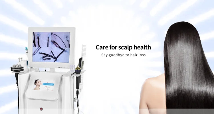 Hair Growth Hair Loss Solution Electric Comb Scalp Analysis Machine Massaging Function High Frequency Vibration Technology