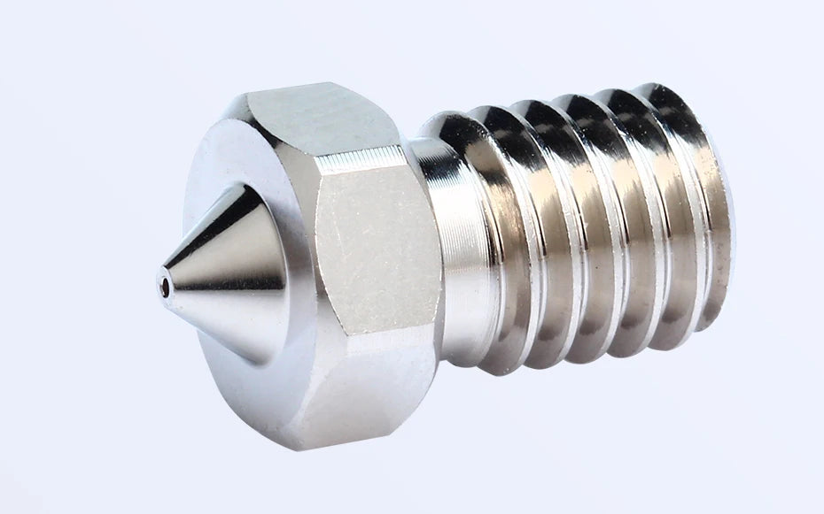 R Trianglelab E-V6 Plated Copper Nozzle Durable Non-stick High Performance For 3D Printers Hotend M6 Thread for V6 Hotend Prusa
