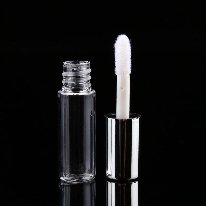 45/90 Pcs Lip Gloss Tubes 1.2ml Clear Empty Lip Balm Tube Container Organize Lipstick Refillable Bottles Lip Gloss Tubes