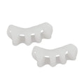2pcs=1pair New Protective Toes Separator Suitable Bunion Corrector Material Soft Gel Straightener Spacers Stretchers Care Tool