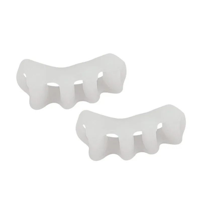 2pcs=1pair New Protective Toes Separator Suitable Bunion Corrector Material Soft Gel Straightener Spacers Stretchers Care Tool