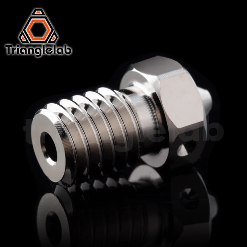 R Trianglelab E-V6 Plated Copper Nozzle Durable Non-stick High Performance For 3D Printers Hotend M6 Thread for V6 Hotend Prusa