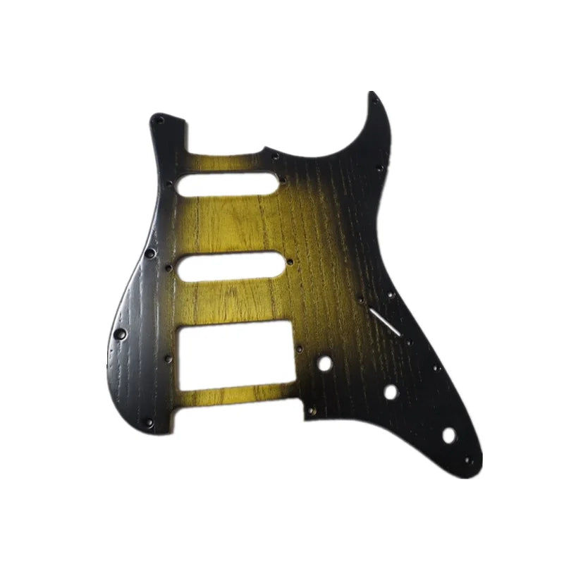 Electric SSH Guitar Pickguard Solid Wood, SSS Guitar Plate Scratch Pick Guard, Guitar Accessories