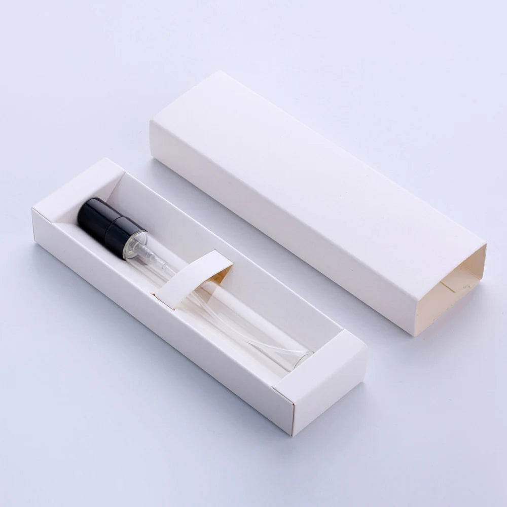 50 PCS/Lot 10ml The New Perfume Bottle Packaging Boxes In Bulk Wholesale Black/White Box