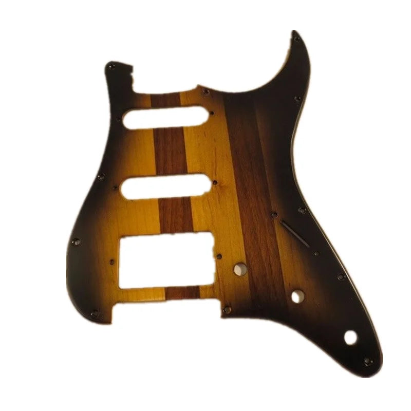 Electric SSH Guitar Pickguard Solid Wood, SSS Guitar Plate Scratch Pick Guard, Guitar Accessories
